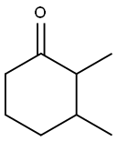 2,3-dimethylcyclohexan-1-one  Structure