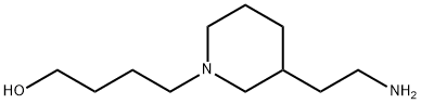 4-[3-(2-aminoethyl)piperidin-1-yl]butan-1-ol Structure