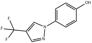 4-(4-(trifluoromethyl)-1H-pyrazol-1-yl)phenol 구조식 이미지
