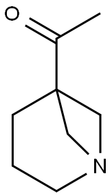 Ethanone, 1-(1-azabicyclo[3.1.1]hept-5-yl)- (9CI) 구조식 이미지