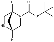 tert-부틸2,5-디아자비시클로[2.2.1]헵탄-2-카르복실레이트염산염 구조식 이미지