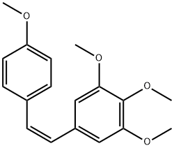 1-(4-메톡시페닐)-2-(3,4,5-트리메톡시페닐)에텐 구조식 이미지