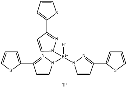 HYDROTRIS(3-(2-THIENYL)PYRAZOL-1-YL)BORATE THALLIUM SALT Structure