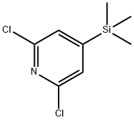 피리딘,2,6-디클로로-4-(트리메틸실릴)-(9CI) 구조식 이미지