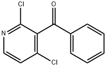 (2,4-Dichloropyridin-3-yl)(phenyl)methanone Structure