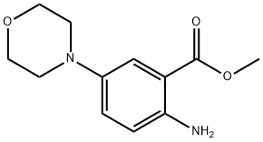 methyl 2-amino-5-morpholin-4-ylbenzoate 구조식 이미지