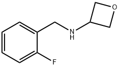 N-(2-플루오로벤질)옥세탄-3-아민 구조식 이미지
