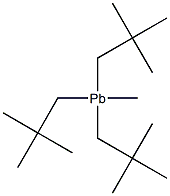 Methyltrineopentyllead(IV) Structure