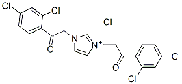 1H-이미다졸륨,1,3-비스[2-(2,4-디클로로페닐)-2-옥소에틸]-,염화물(9CI) 구조식 이미지