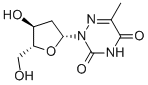 5-Methyl-2'-deoxy-6-azauridine Structure