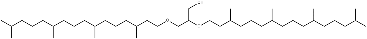 1-O,2-O-Bis(3,7,11,15-tetramethylhexadecyl)glycerol Structure