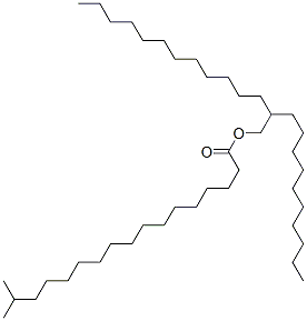 이소옥타데칸산,2-데실테트라데실에스테르 구조식 이미지