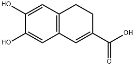2-나프탈렌카르복실산,3,4-디히드로-6,7-디히드록시-(9CI) 구조식 이미지