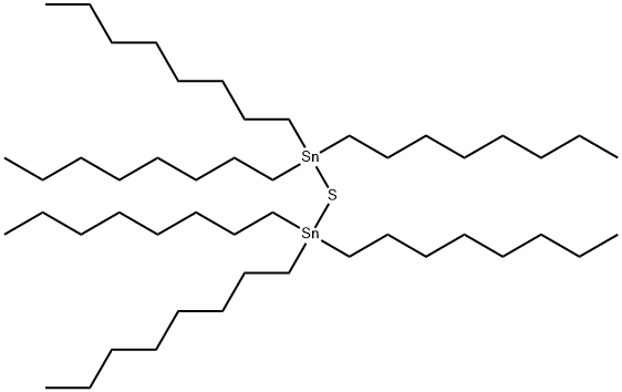 hexaoctyldistannathiane  Structure