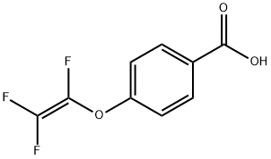 Benzoic acid, 4-[(1,2,2-trifluoroethenyl)oxy]- 구조식 이미지