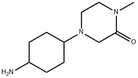 4-(4-AMinocyclohexyl)-1-Methyl-2-piperazinone Structure