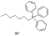 Heptyltriphenylphosphonium bromide Structure