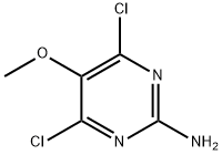 4,6-Dichloro-5-MethoxypyriMidin-2-aMine Structure