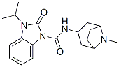 (endo-N-8-methyl-8-azabicyclo-(3.2.1)oct-3-yl)-2,3-dihydro-3-isopropyl-2-oxo-1H-benzimidazol-1-carboxamide 구조식 이미지