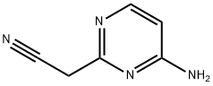 2-Pyrimidineacetonitrile, 4-amino- (9CI) Structure