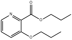 3-N-PROPOXYPICOLINIC ACID N-PROPYL ESTER Structure