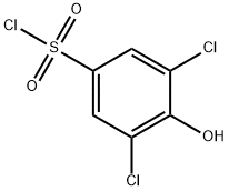 3,5-DICHLORO-4-HYDROXYBENZENESULFONYL CHLORIDE 구조식 이미지