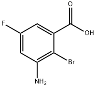 벤조산,3-aMino-2-broMo-5-플루오로- 구조식 이미지