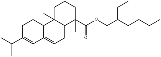 2-ethylhexyl [1R-(1alpha,4abeta,4balpha,10a.alpha)]-1,2,3,4,4a,4b,5,6,10,10a-decahydro-7-isopropyl-1,4a-dimethylphenanthren-1-carboxylate  Structure