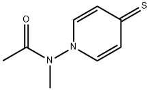 Acetamide,  N-methyl-N-(4-thioxo-1(4H)-pyridinyl)- Structure
