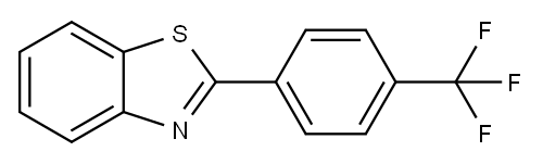 2-(4-트리플루오로메틸-페닐)-벤조티아졸 구조식 이미지