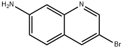 3-브로모퀴놀린-7-아민 구조식 이미지