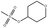 Tetrahydro-2H-pyran-4-yl  methanesulfonate 구조식 이미지