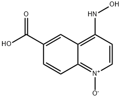 6-Carboxyl-4-hydroxylaminoquinoline 1-oxide Structure