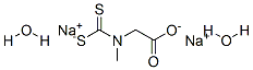 N-(DITHIOCARBOXY)SARCOSINE, DISODIUM SALT, DIHYDRATE Structure