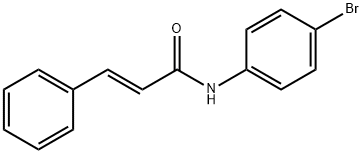(E)-N-(4-Bromophenyl)-3-phenyl-2-propenamide 구조식 이미지