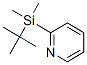 Pyridine, 2-[(1,1-dimethylethyl)dimethylsilyl]- (9CI) Structure