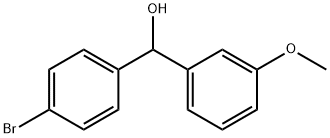 (4-bromophenyl)(3-methoxyphenyl)methanol Structure