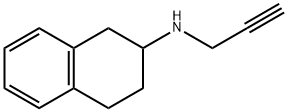 2-NAPHTHALENAMINE, 1,2,3,4-TETRAHYDRO-N-2-PROPYNYL-, HYDROCHLORIDE Structure