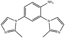 2,4-BIS-(2-메틸-이미다졸-1-YL)-페닐아민 구조식 이미지