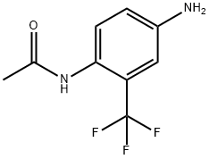 4-AMINO-2-(TRIFLUOROMETHYL)ACETANILIDE Structure