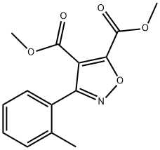 4,5-이속사졸디카르복실산,3-(2-메틸페닐)-,디메틸에스테르(9CI) 구조식 이미지