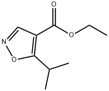 ETHYL-5-ISOPROPYL-ISOXAZOLE-4-CARBOXYLATE Structure