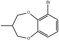 6-Bromo-3-methyl-3,4-dihydro-2H-1,5-benzodioxepine Structure