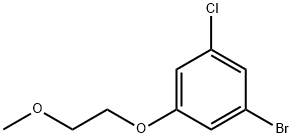 1-Bromo-3-chloro-5-(2-methoxyethoxy)benzene Structure