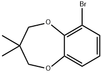 6-bromo-3,3-dimethyl-3,4-dihydro-2H-benzo[b][1,4]dioxepine 구조식 이미지
