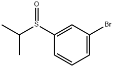 (3-Bromophenyl) isopropyl sulfoxide Structure