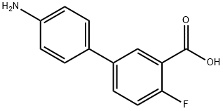 5-(4-AMinophenyl)-2-fluorobenzoic acid Structure