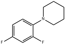 2,4-Difluoro-1-piperidinobenzene Structure