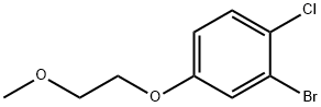 2-BroMo-1-chloro-4-(2-Methoxyethoxy)benzene Structure