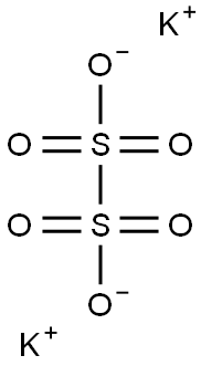 potassium dithionate Structure